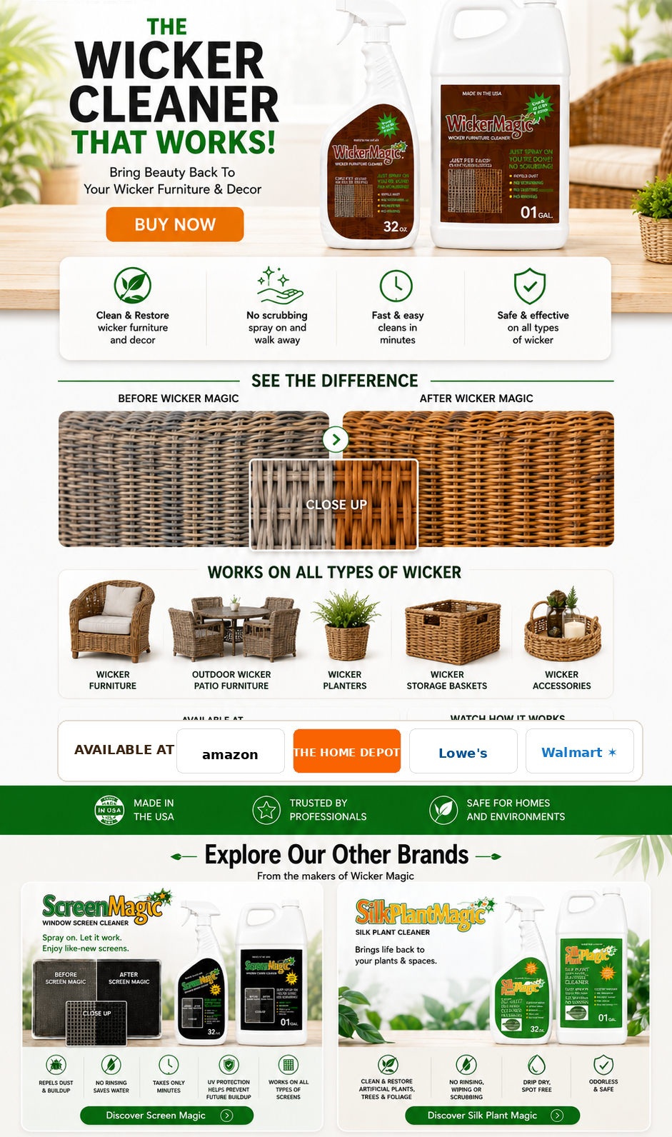 Wicker Magic | Wicker Furniture Cleaner